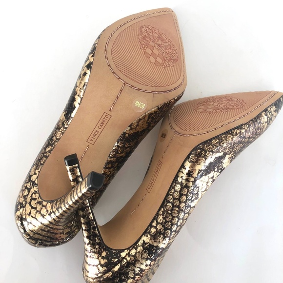 Vince Camuto Kain Snake Pointed Toe Heel - Picture 6 of 8